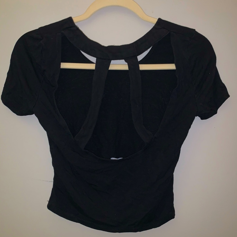 Black Crop Top